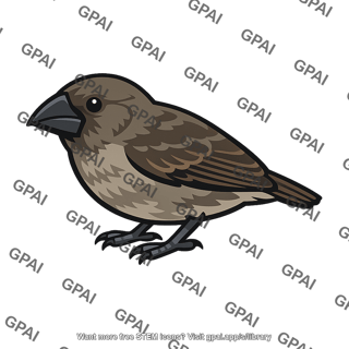 Large cactus finch