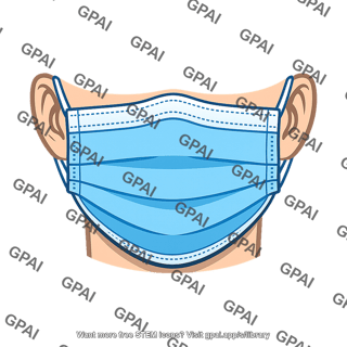 Face mask worn