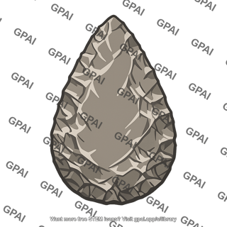 Stone hand axe