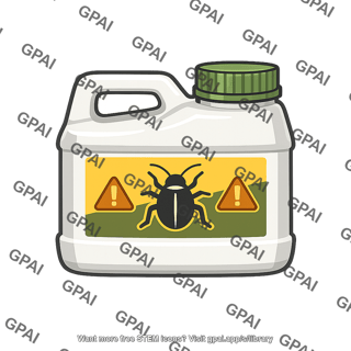 Pesticide squat bottle