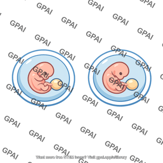Dizygotic twins embryo pair