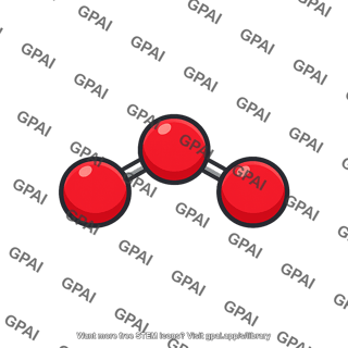 Ozone molecule