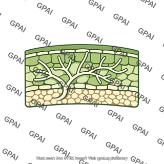 Fungal endophyte in plant tissue