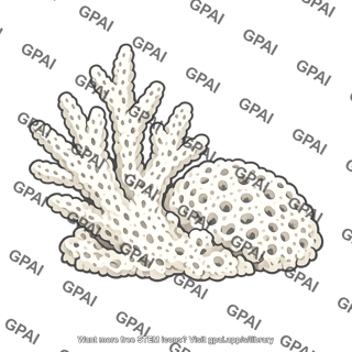 Coral skeleton