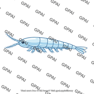 Zooplankton elongated copepod like