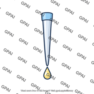 Pipette tip with droplet