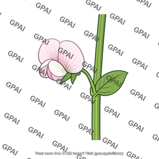 Pea flower axillary