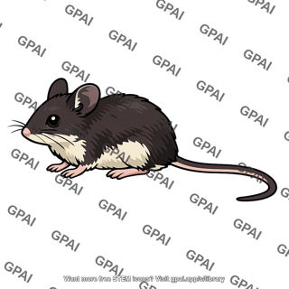 Deer mouse fur dark