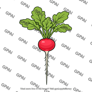 Radish plant