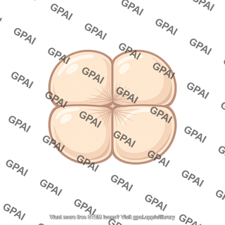 Echinoderm embryo four cell stage
