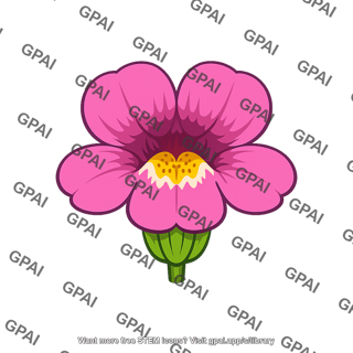 Monkey flower mimulus lewisii flower