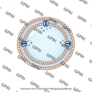 Vesicle selectively permeable