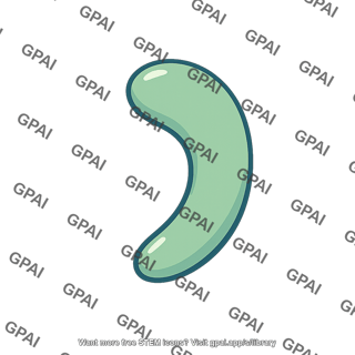 Spiral bacterium comma shaped