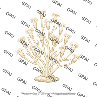 Obelia polyp colony