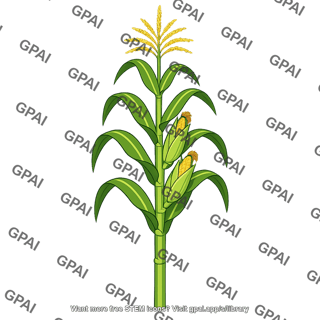 Maize mature plant