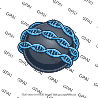 Tungsten bead dna coated