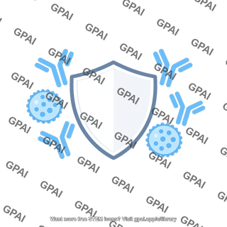 Immune system shield with antibodies