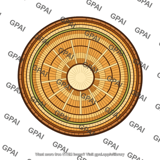 Woven basket top view