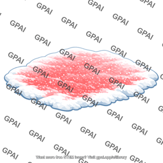 Snow reddish pink