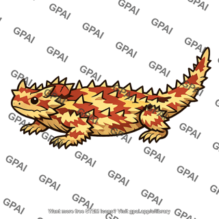 Australian thorny devil lizard