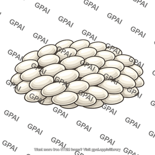 Parasitoid wasp cocoon cluster