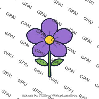 Flower purple