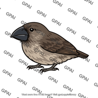 Geospiza fortis deep beak