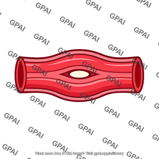 Blood vessel constricted