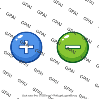 Plus minus buttons