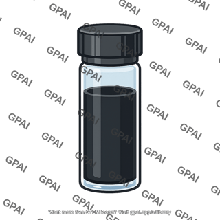 Heavy metal stain vial