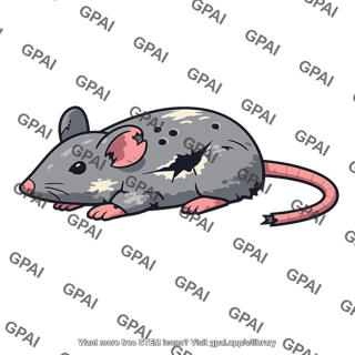 Mouse model damaged