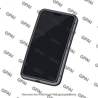 Smartphone angled front