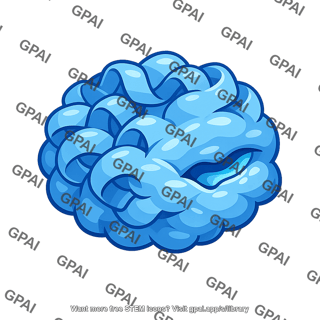Stylized brain