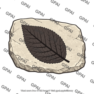 Fossil leaf