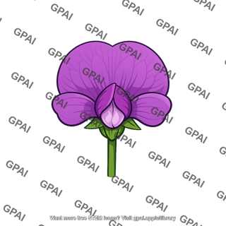 Garden pea flower