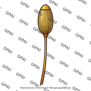 Moss spore capsule