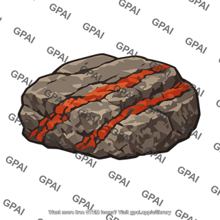Terrestrial rock iron rich