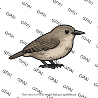 Brown songbird