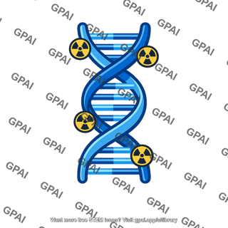Radioactive dna