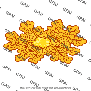 Slime mold plasmodial network