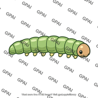 Insect pest larva