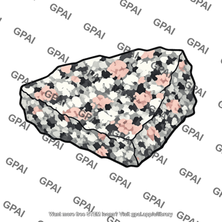 Granite fragment