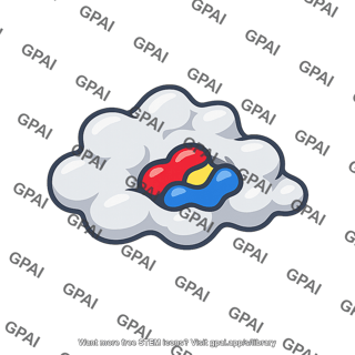 Abstract shape in cloud
