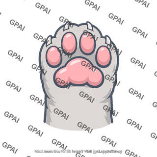 Cat paw