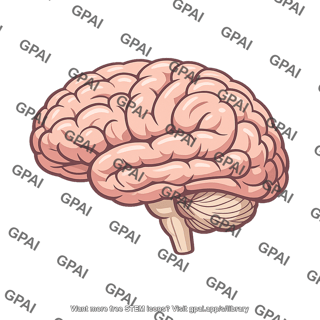 Human brain enlarged