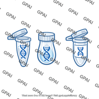 Dna sample stylized helix