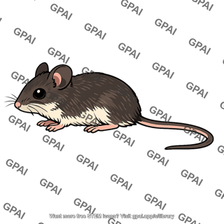 Peromyscus polionotus mouse dark coat