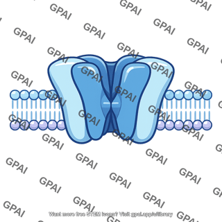 Sodium ion channel closed