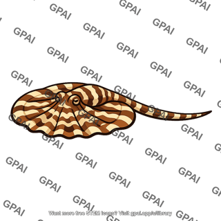 Striped stingray
