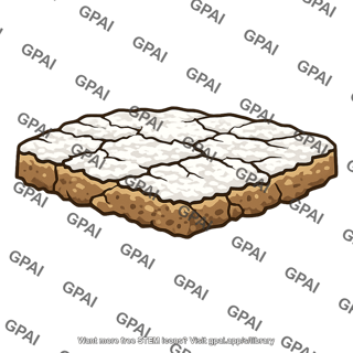 Soil salinized